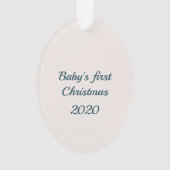 Première mère de Noël de Christian Baby Marie (dos)