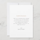 PREMIÈRE NOËL | faire-part mariage vacances (Dos)