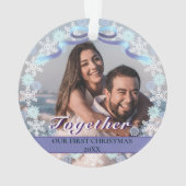 Première Noël sur mesure Ensemble Snowflakes Ribon (dos)