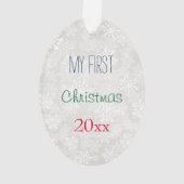 Première photo de coutume de Noël (dos)