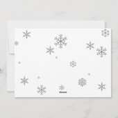 Première photo de Noël Carte de vœux de Noël (Dos)