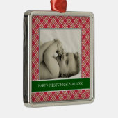 Première photo de Noël de bébé Ornements de Noël (Droite)