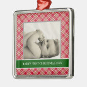 Première photo de Noël de bébé Ornements de Noël (Gauche)