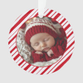 Première photo de Noël de bébé Pepperment Nouveau  (devant)