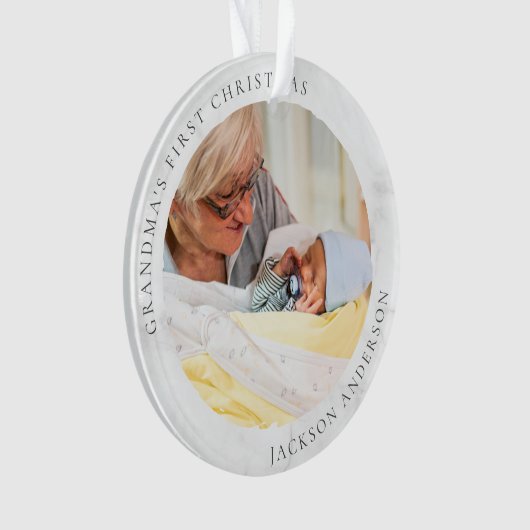 Première photo de Noël de grand-mère (devant)