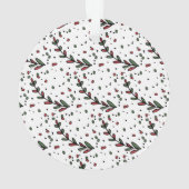 Première photo de Noël du bébé Wreath moderne (dos)