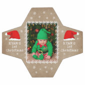 Première photo de Noël du Père Noël (Plat)