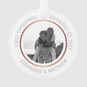 Première photo de Noël engagée Moderne Élégante