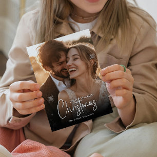 Première photo de Noël mariée