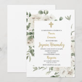 Première réunion florale Invitation espagnole (Devant / Derrière)