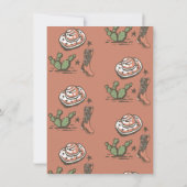 Première Rodéo Cowgirl Cowboy Invitation Anniversa (Dos)