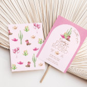 Première Rodéo Girl 1er Invitation anniversaire