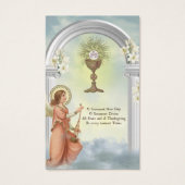 Première Sainte Communion Anges Eucharistie Jésus (Devant)