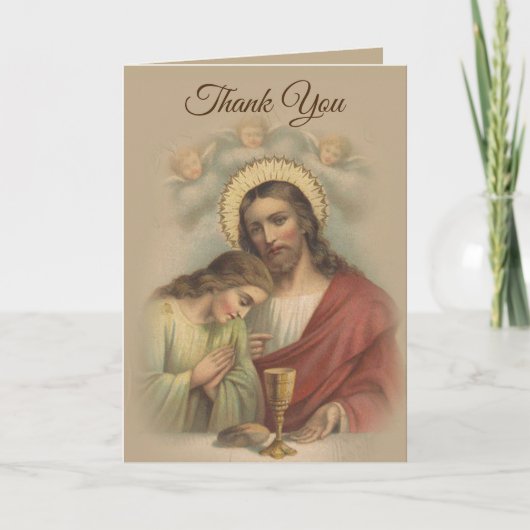Première Sainte Communion Catholique Merci (Devant)