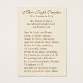 Première Sainte Communion d'Espagne Religieux Cath (Dos)