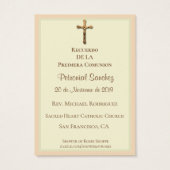 Première Sainte Communion d'Espagne Religieux Cath (Dos)