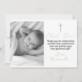 Première Sainte Communion photo merci Invitation (Devant)