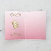 Première Sainte Communion pour carte de vœux Littl (Intérieur)