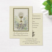 Première Sainte Communion Souvenir Carte Sainte (Bureau)