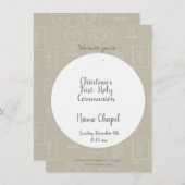 Première sainte invitation (Devant / Derrière)