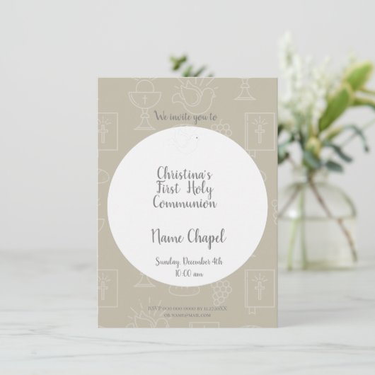 Première sainte invitation (Debout devant)