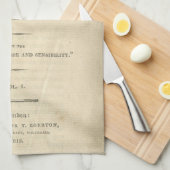 Première serviette de cuisine de page de fierté et (Quart Plié)