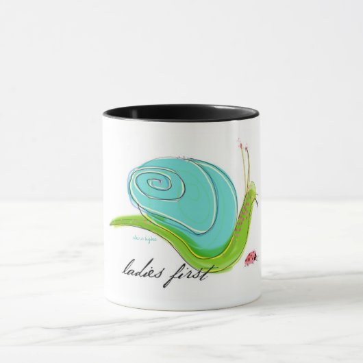 Première tasse 11oz de dames (Centre)