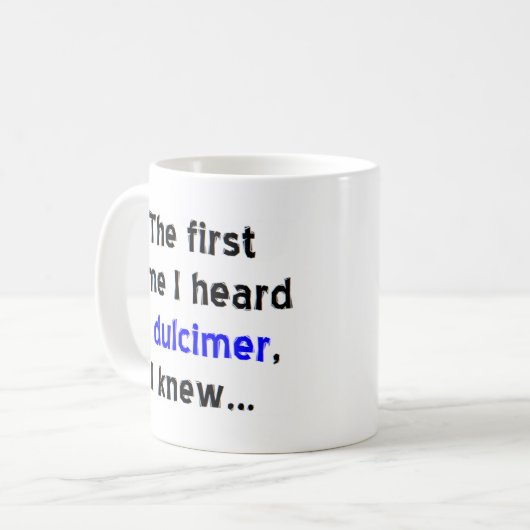 première tasse à café dulcimer (Devant gauche)