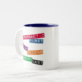 Première tasse de chiropractie (Devant gauche)