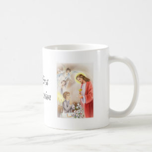 Première tasse de communion de garçon