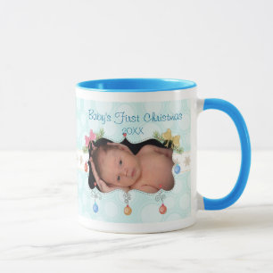 Première tasse de Noël du bébé