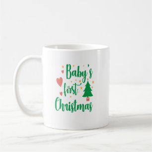 Première tasse de Noël du bébé