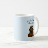 Première tasse drôle de teckel de café (Devant droit)