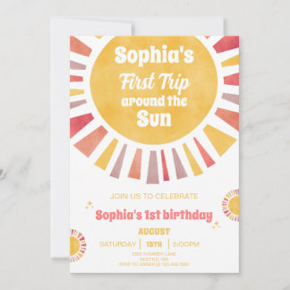Première Tour Autour du Soleil Invitation