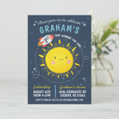 Première Tour Autour Du Soleil Invitation Espace (Debout devant)