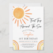 Première visite autour du Soleil Boho Invitation A (Devant)