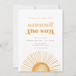 Première visite autour du soleil Invitation d'anni