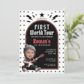 Première visite mondiale Invitation à l'anniversai (Debout devant)