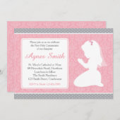 Premières invitation de communion/d'abord (Devant / Derrière)