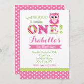 Premières invitations de fête d'anniversaire de (Devant / Derrière)