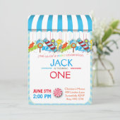 Premières invitations de garçon de Candyland (Debout devant)