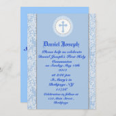 Premières invitations de sainte communion de (Devant / Derrière)