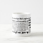 Premières lignes de classique dans la tasse de (Centre)