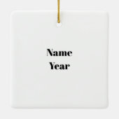 Premières réponses Silhouettes Ornement de Noël (Dos)