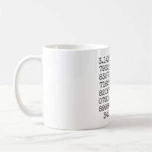 Premiers 100 chiffres de Pi Mug