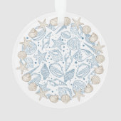 Premiers coquillages de décoration de Noël côtier (dos)