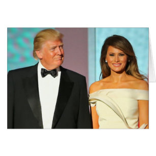 Premiers couples Donald et inauguration d'atout de
