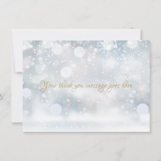 Premiers flocons Merci (Dos)