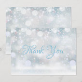 Premiers Flocons Scénario d'hiver Merci (Devant / Derrière)