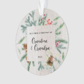 Premiers grands-parents de Noël Végétation d'hiver (devant)